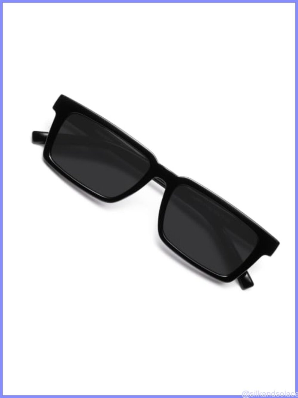 Retro Rectangular Polarized Sunglasses UV Protection Unisex